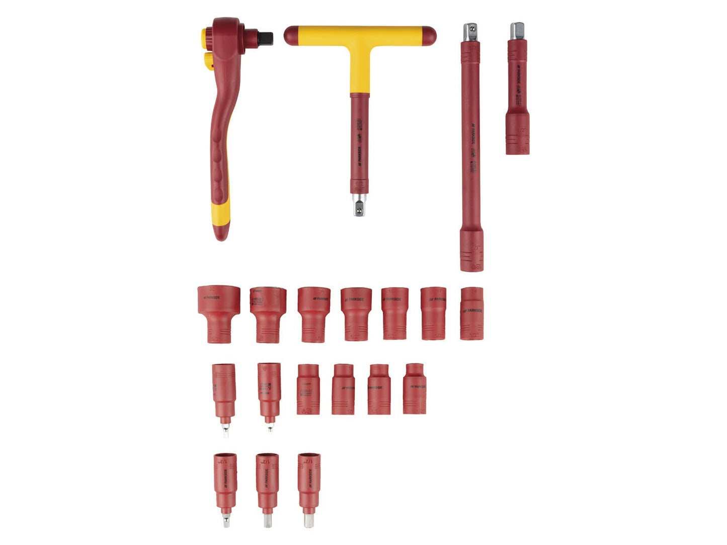 Jeu de clés à douilles ou Jeu de clés à fourche à une bouche, 20 pièces